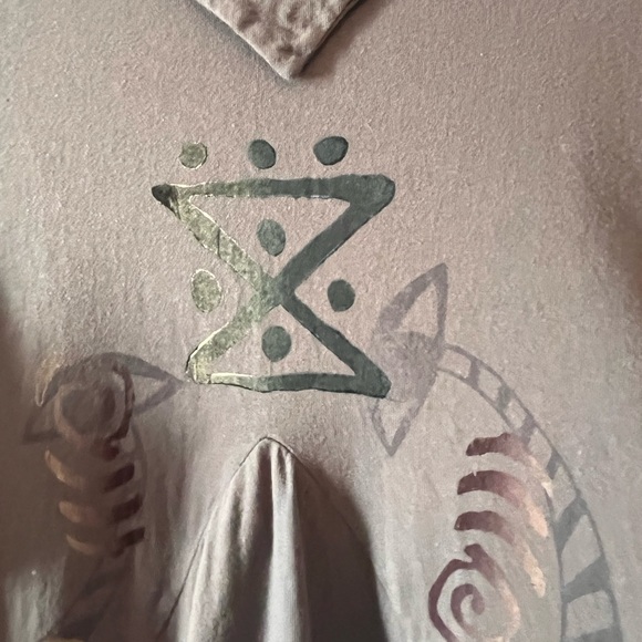 Lagan look style cotton cardigan with unique unique hemline Size medium - Picture 10 of 12